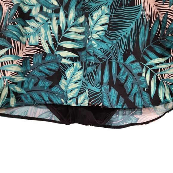 Cacique Swim Women's Desert Palms Drawstring Swim Skirted Bottom - Picture 11 of 16